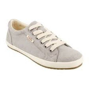 Taos Plim Soul Grey Wash Canvas Sneaker - Size 8